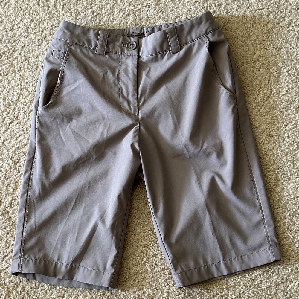 Nike Golf  - Tour Performance, Dri-Fit Gray Shorts - Size 0
